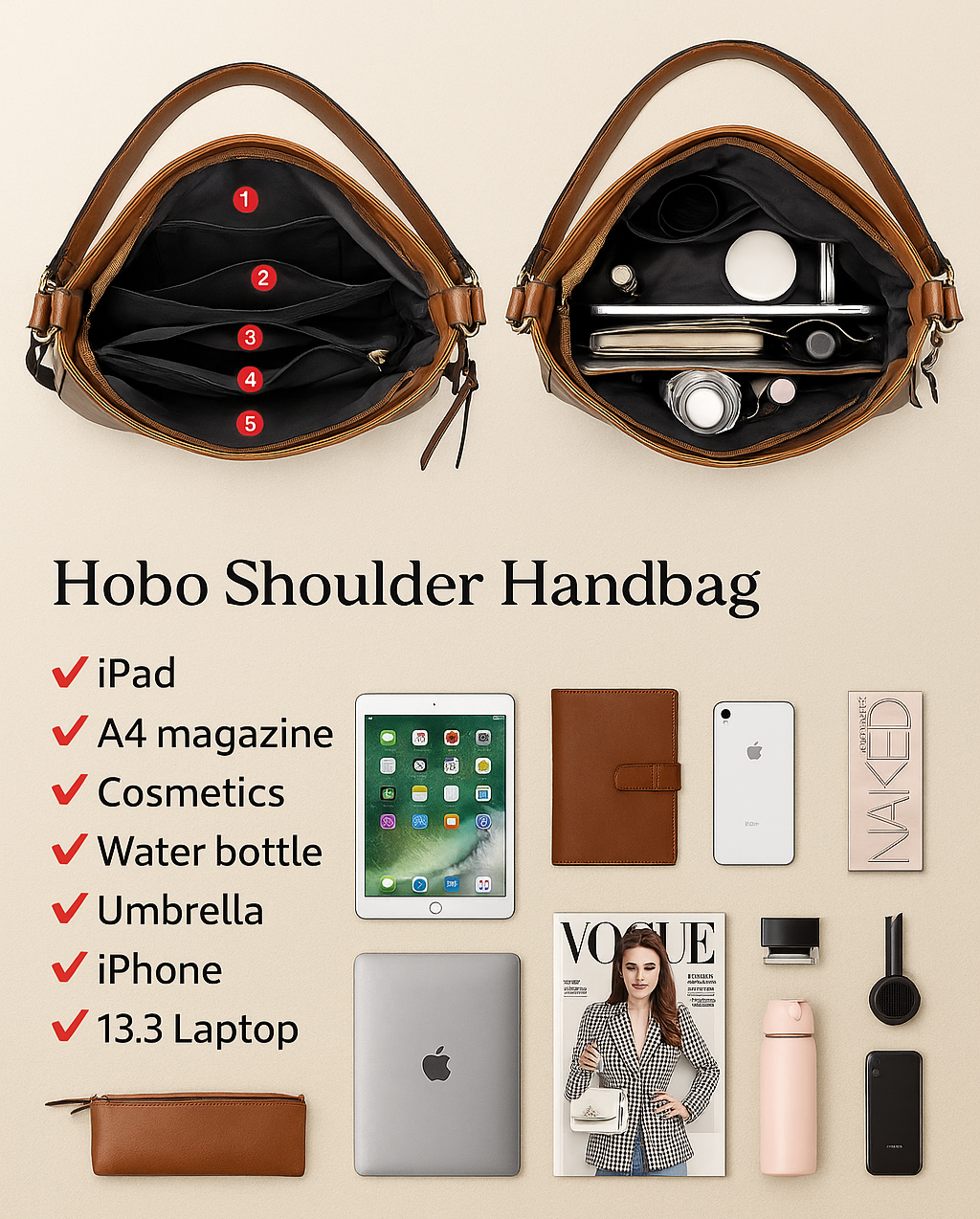 Premium Leather Guardian Handbag + FREE Wallet