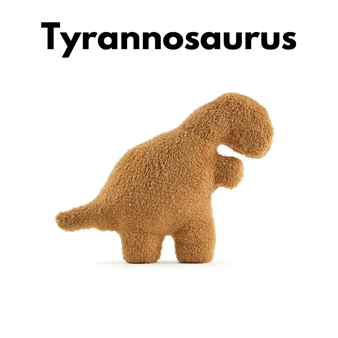 Nuggy™ Dinosaur Chicken Nugget Plushy