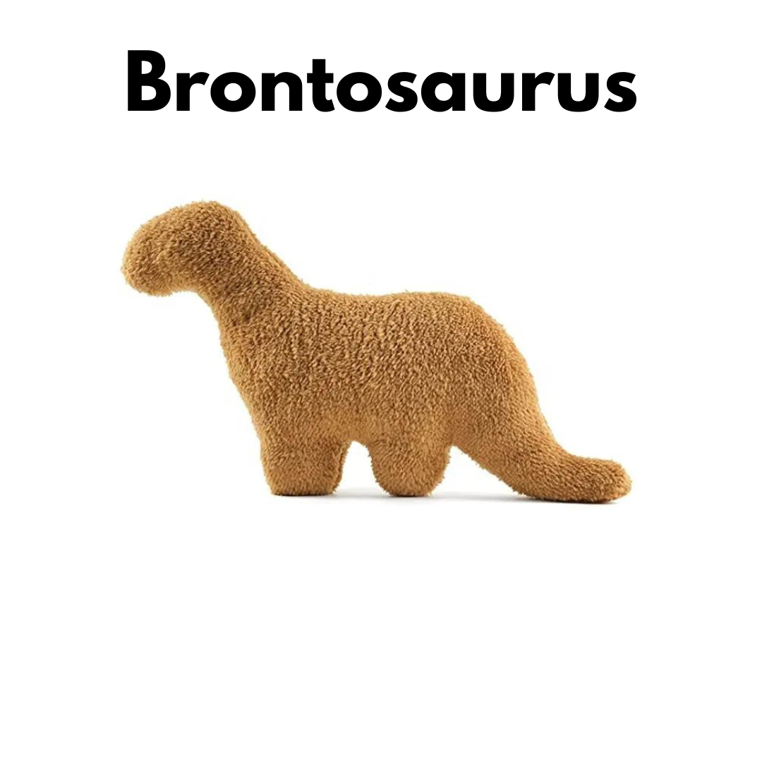 Nuggy™ Dinosaur Chicken Nugget Plushy