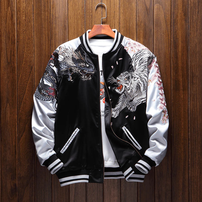 Dragon Guardian Sukajan Bomber Jacket