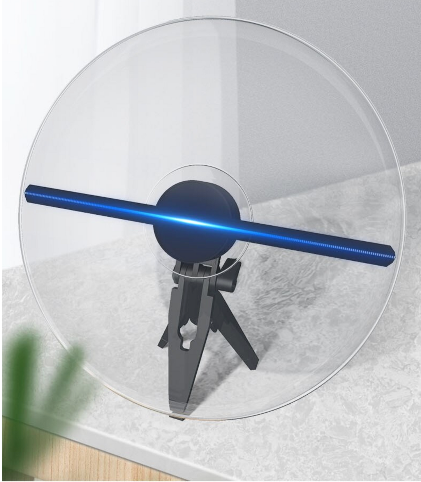 Led RGB Fan With Holographic Effects