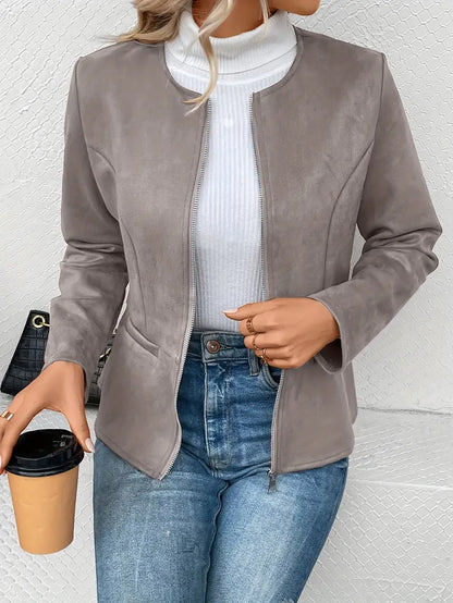 Zephyr Crew Neck Jacket