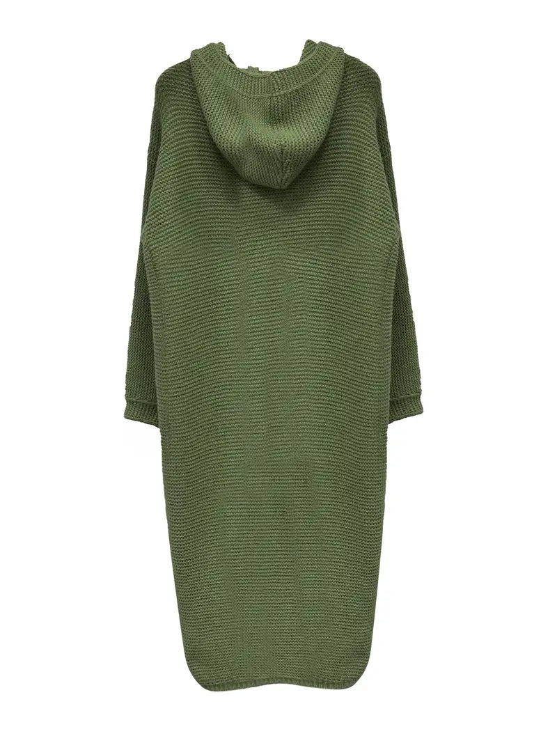 Everyday Adventure Hooded Button Front Cardigan