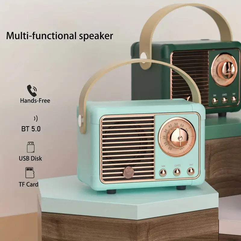Retro Bluetooth Stereo Sound Speaker