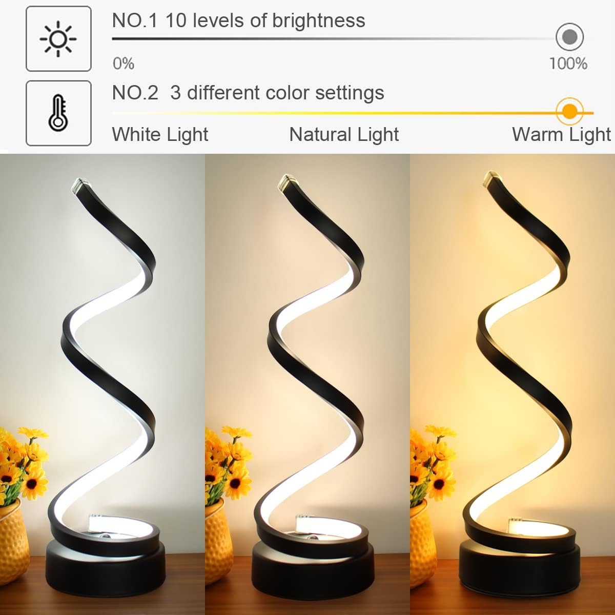 Cously™ - Spiral Table Lamp