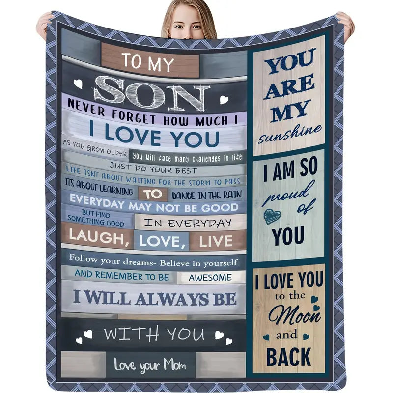 My Son, My Everything Blanket
