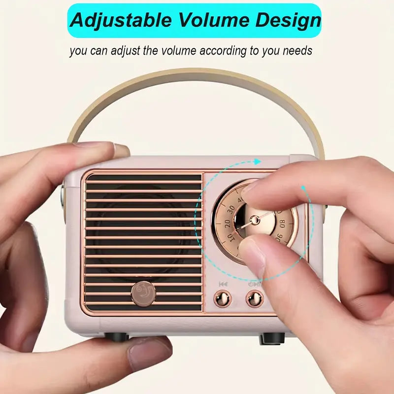 Retro Bluetooth Stereo Sound Speaker