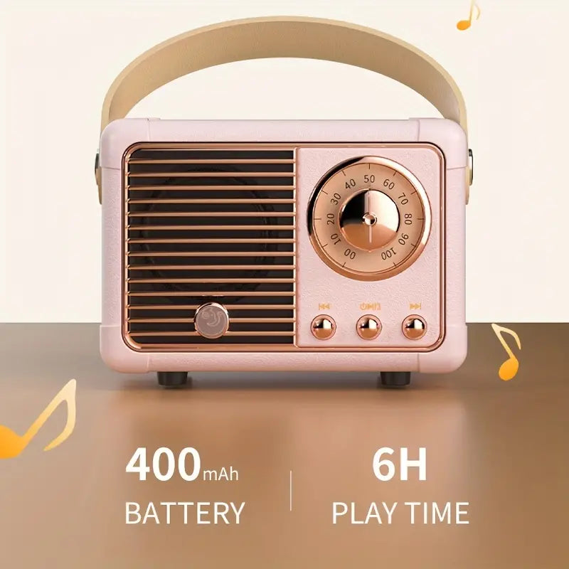 Retro Bluetooth Stereo Sound Speaker