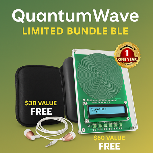 QuantumWave - Frequency Generator Natural Relief for Stress, Restless Nights & Restore Balance and Vitality