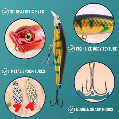 Daily Fishing Bait & Tackle Countdown box