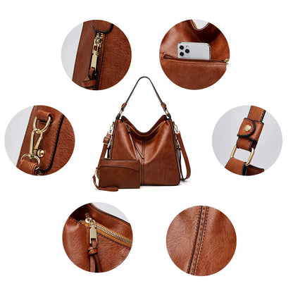 Premium Leather Guardian Handbag + FREE Wallet