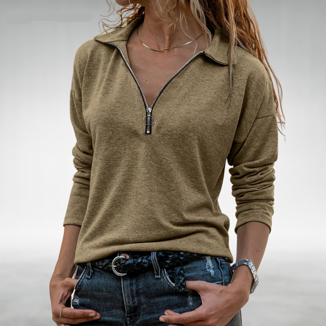 Elara | Women’s Half-Zip Sweater