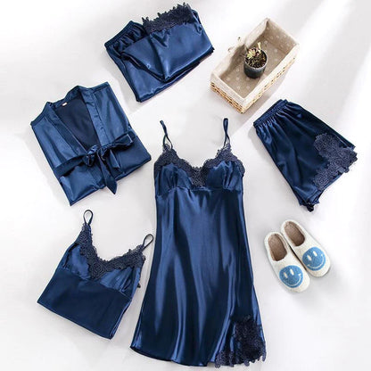 SCANDINAVIAN SATIN SLEEPWEAR PAJAMA SET