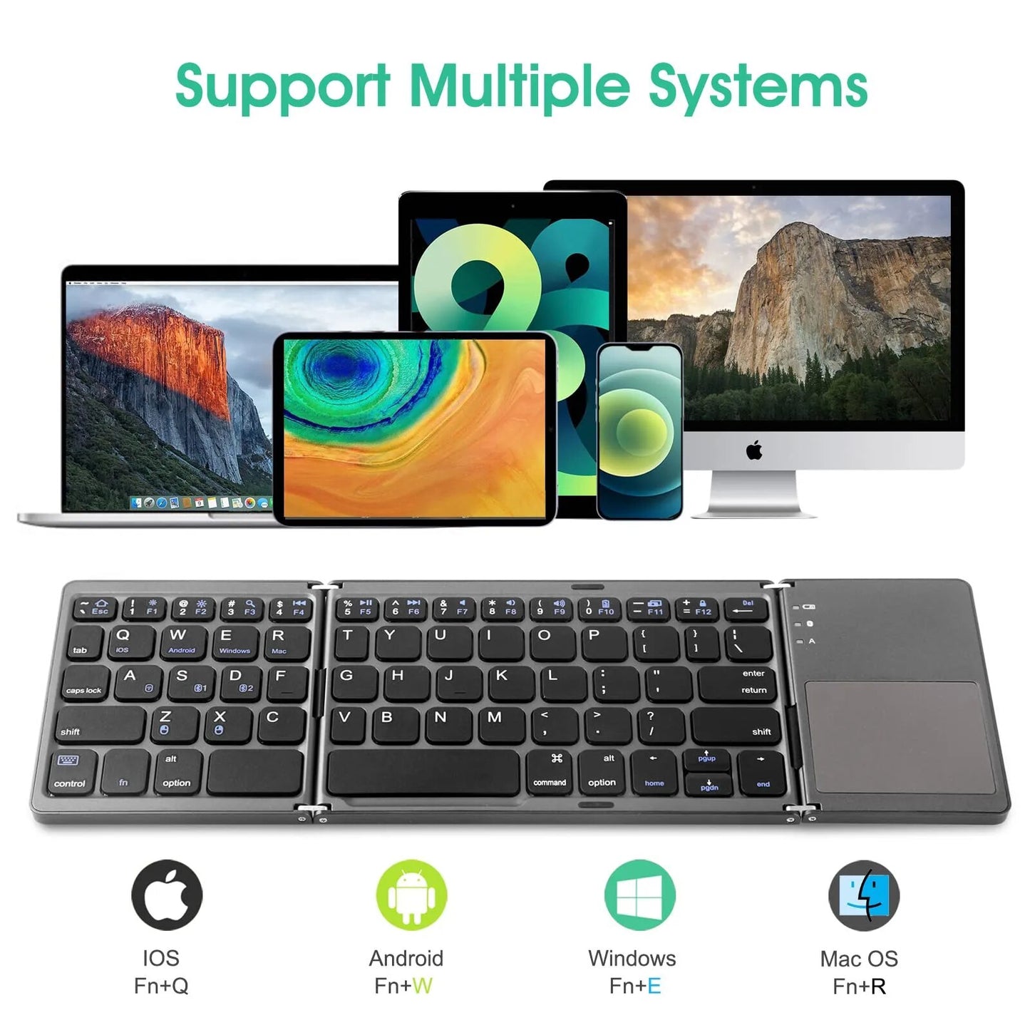 PocketBoard™ - Bluetooth Wireless Folding Keyboard