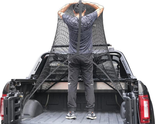 FlexNet - Highly Elastic Truck Bed Net (Double Layer)