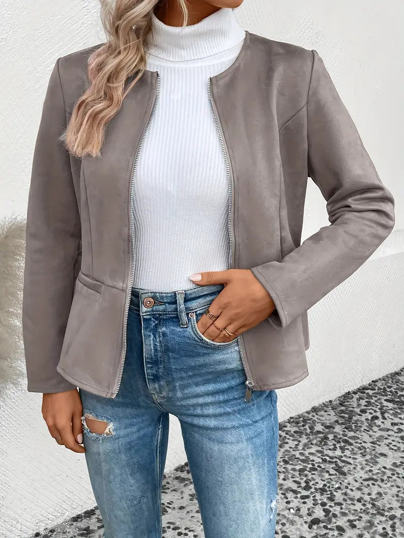 Zephyr Crew Neck Jacket