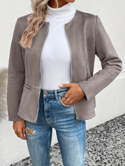Zephyr Crew Neck Jacket