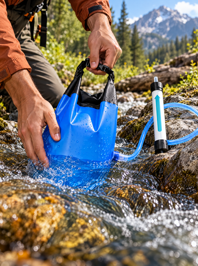 2. It Turns Any Creek, Pond Or Rainwater Into Safe Drinking Water