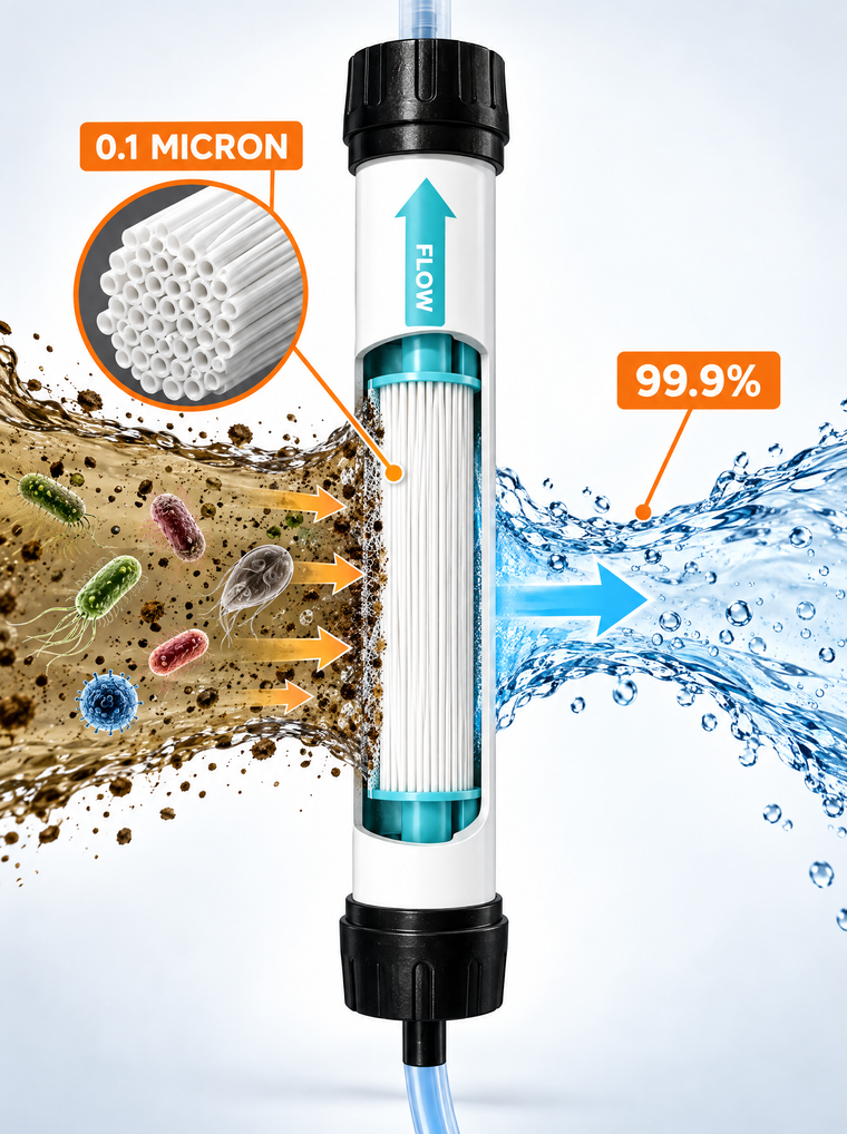 3. It Removes 99.9% Of Bacteria And Parasites