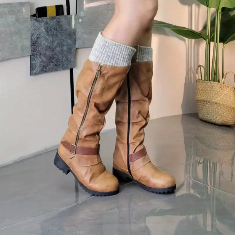 Elevante - Wedge Heel Waterproof Boots