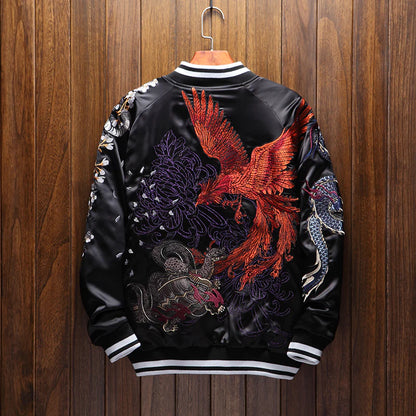 Dragon Guardian Sukajan Bomber Jacket