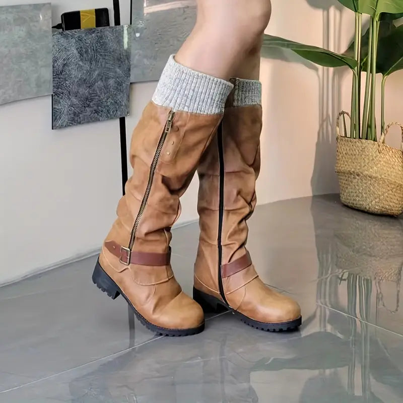 Elevante - Wedge Heel Waterproof Boots