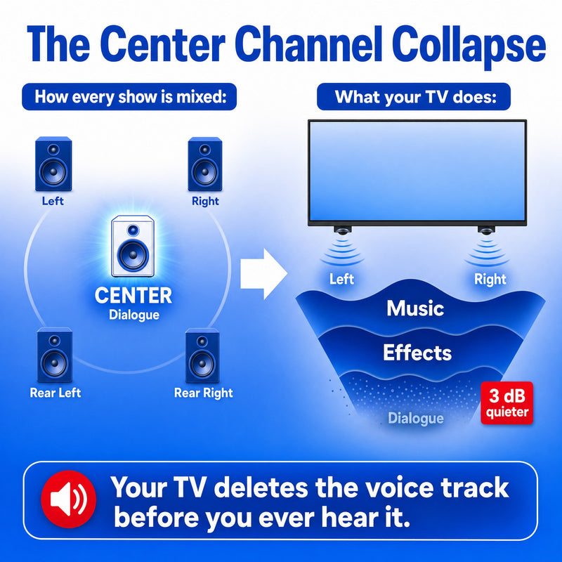 The Real Culprit: The Center Channel Collapse