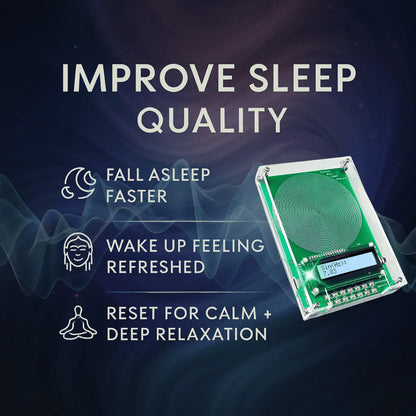 QuantumWave - Frequency Generator Natural Relief for Stress, Restless Nights & Restore Balance and Vitality