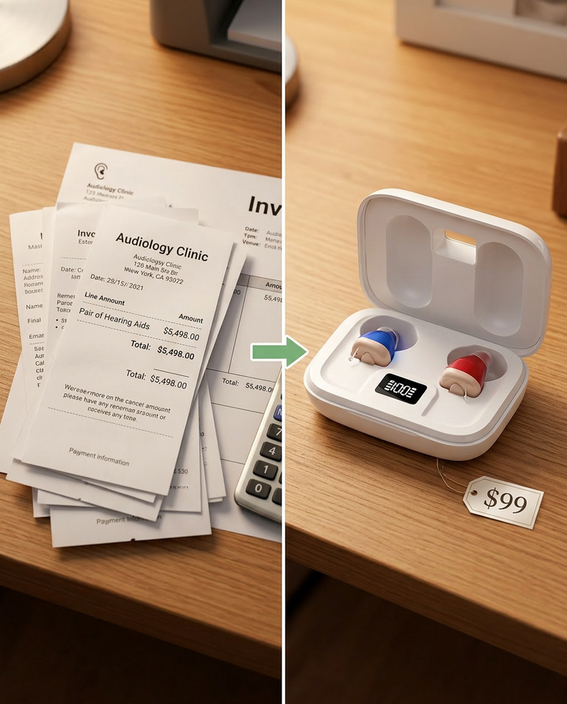 Audiology clinic invoice vs ClearSound Restore