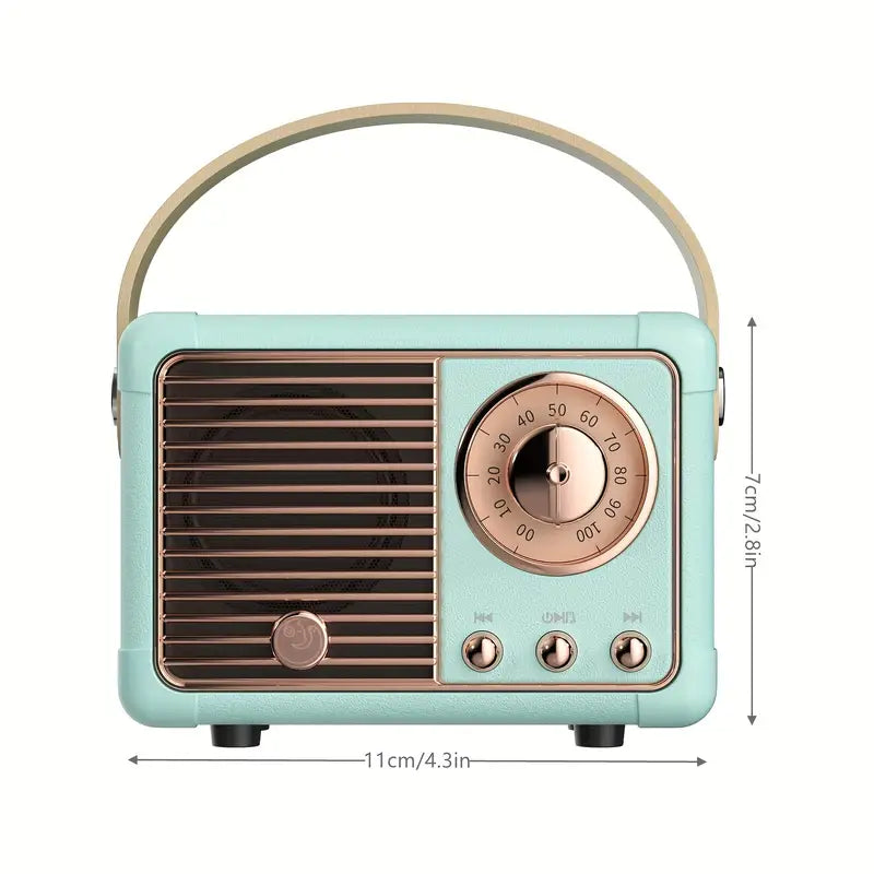 Retro Bluetooth Stereo Sound Speaker
