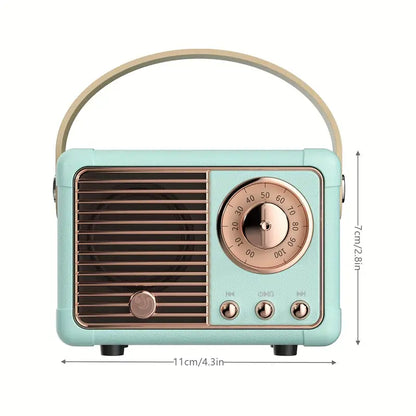 Retro Bluetooth Stereo Sound Speaker