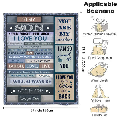 My Son, My Everything Blanket