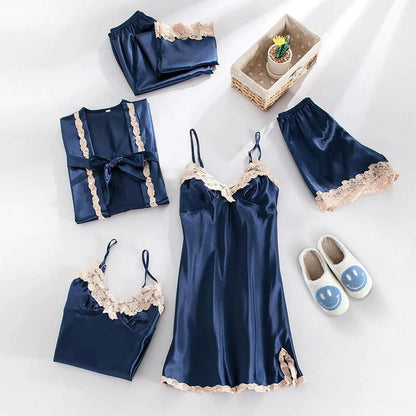 SCANDINAVIAN SATIN SLEEPWEAR PAJAMA SET