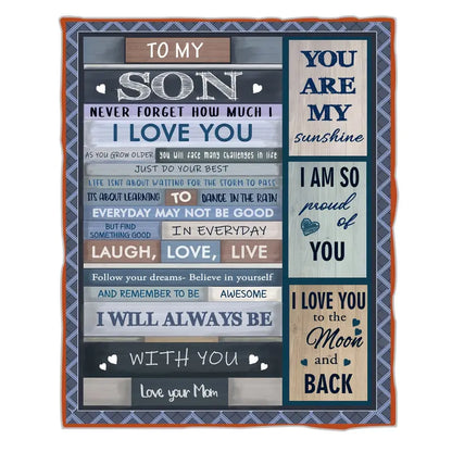 My Son, My Everything Blanket