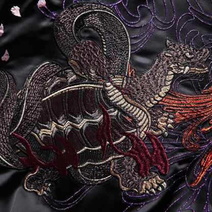 Dragon Guardian Sukajan Bomber Jacket