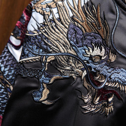 Dragon Guardian Sukajan Bomber Jacket