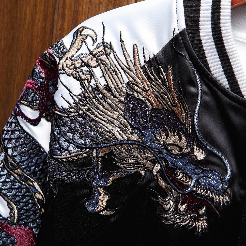 Dragon Guardian Sukajan Bomber Jacket