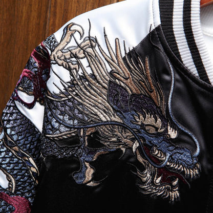 Dragon Guardian Sukajan Bomber Jacket