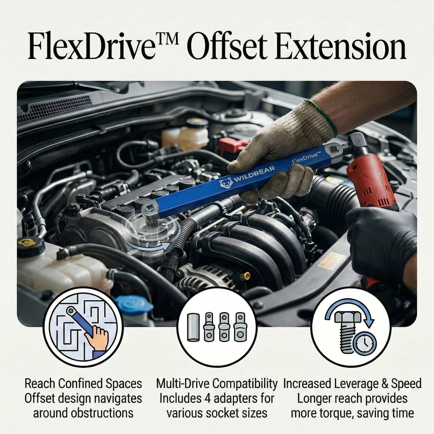 FlexDrive™ Offset Extension