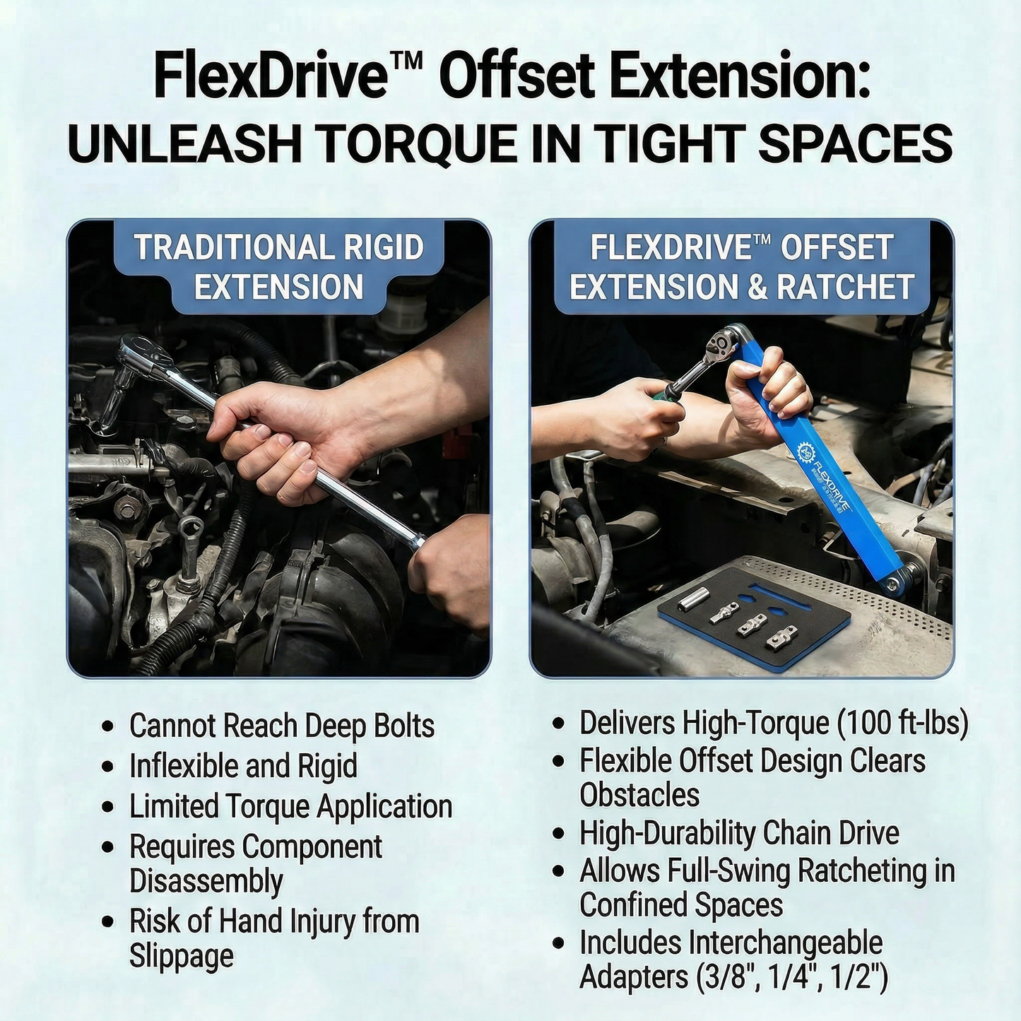 FlexDrive™ Offset Extension