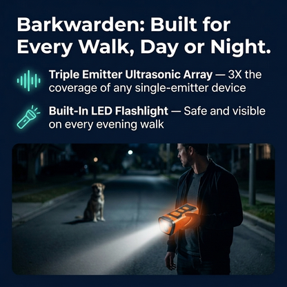 BarkWarden Ultra - Ultrasonic Bark Control That Works Instantly