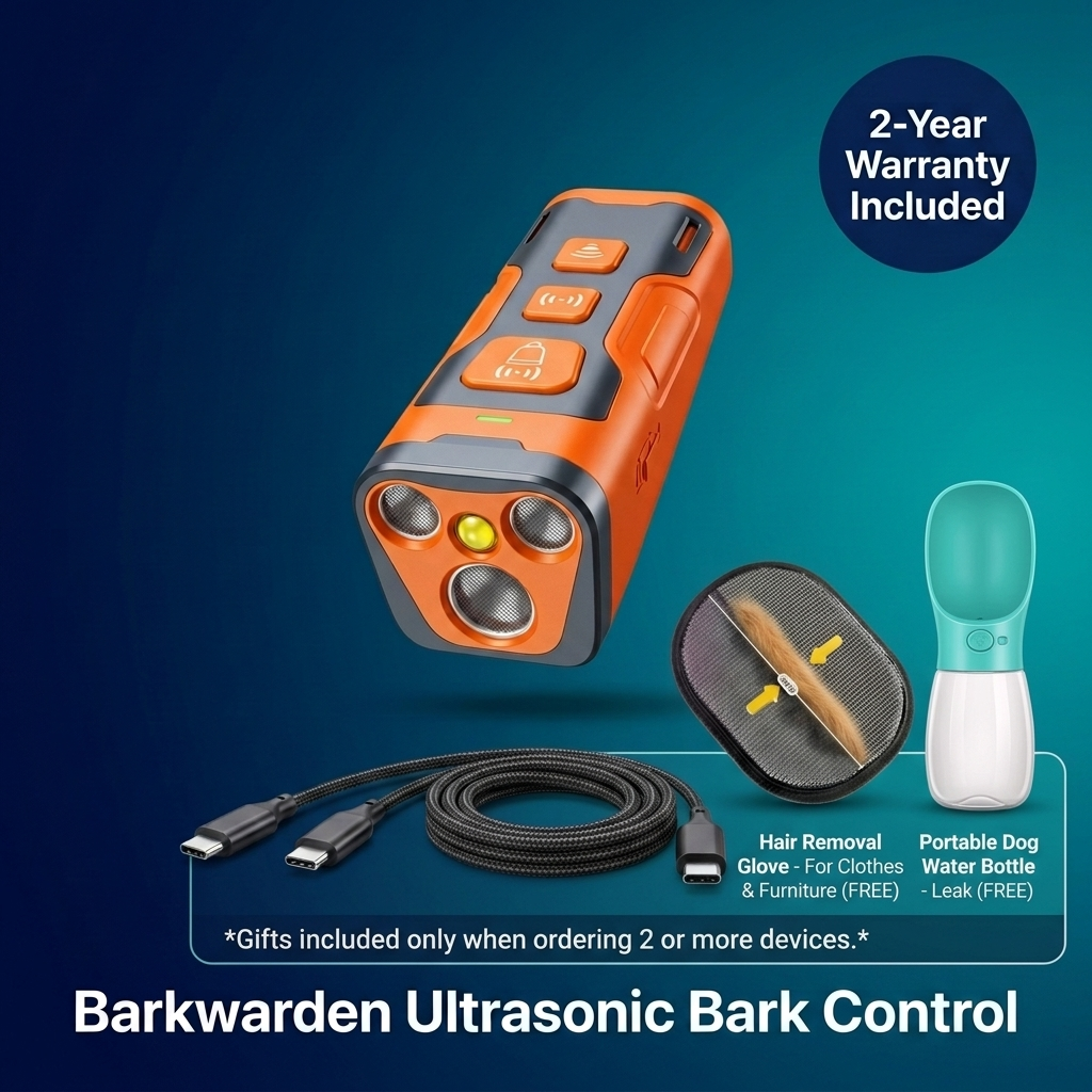 BarkWarden Ultra - Ultrasonic Bark Control That Works Instantly