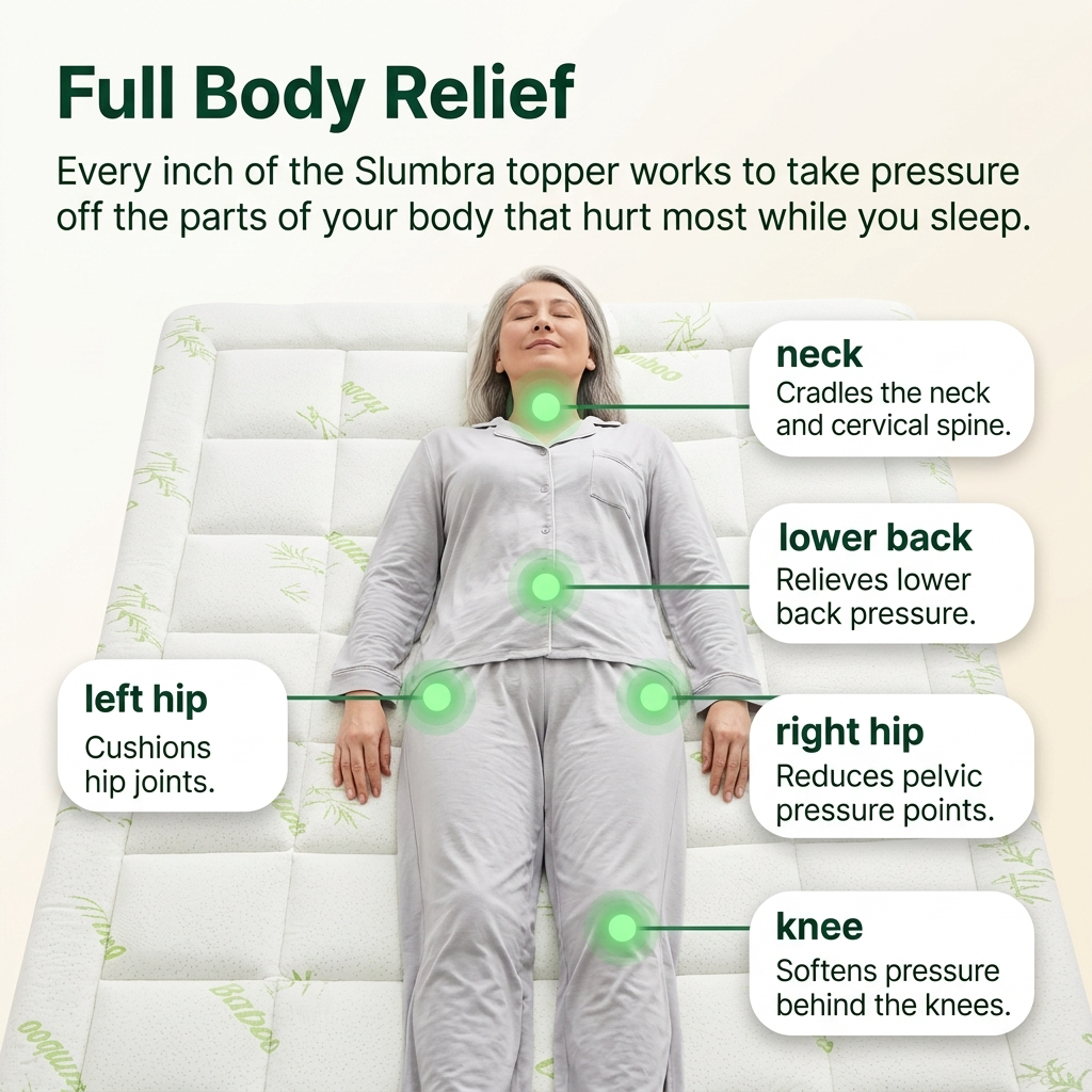 Slumbra Bamboo Mattress Topper
