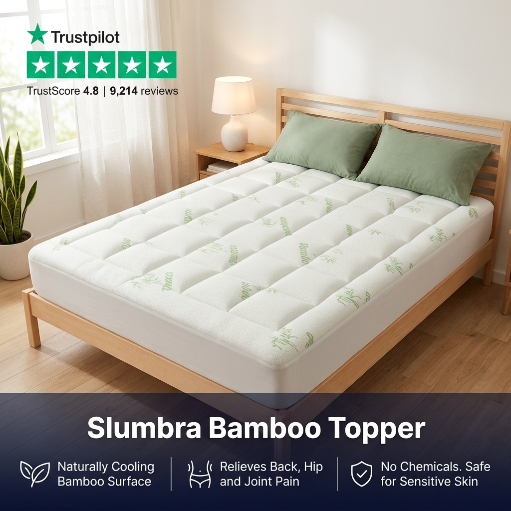 Slumbra Bamboo Mattress Topper