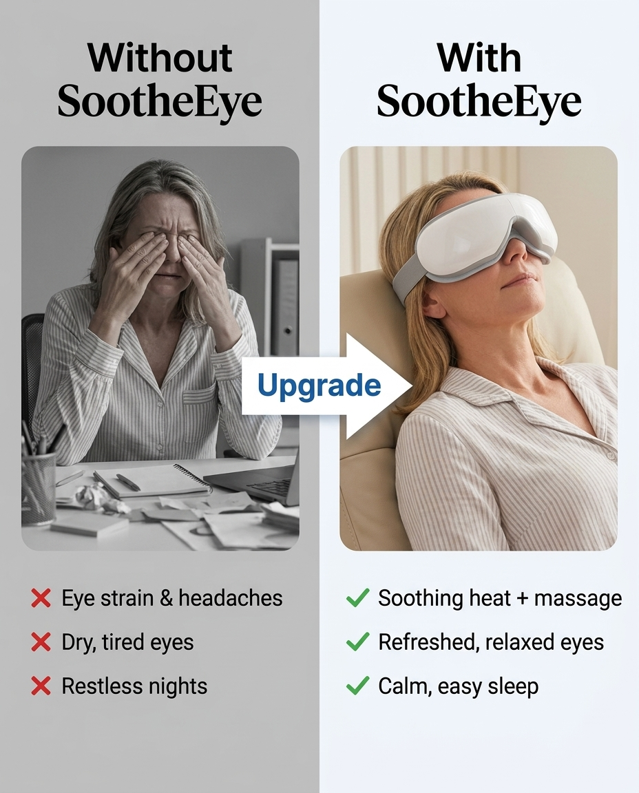 Without vs With SootheEye