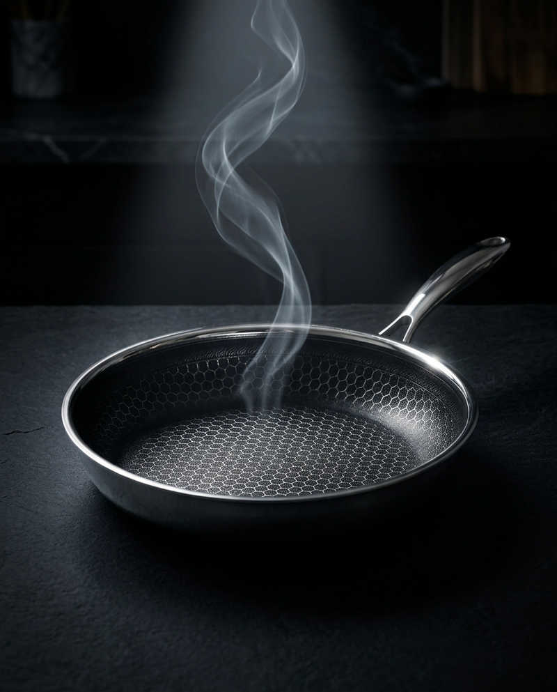 PureClad HexCore Ceramic Pan with 4.8 star rating
