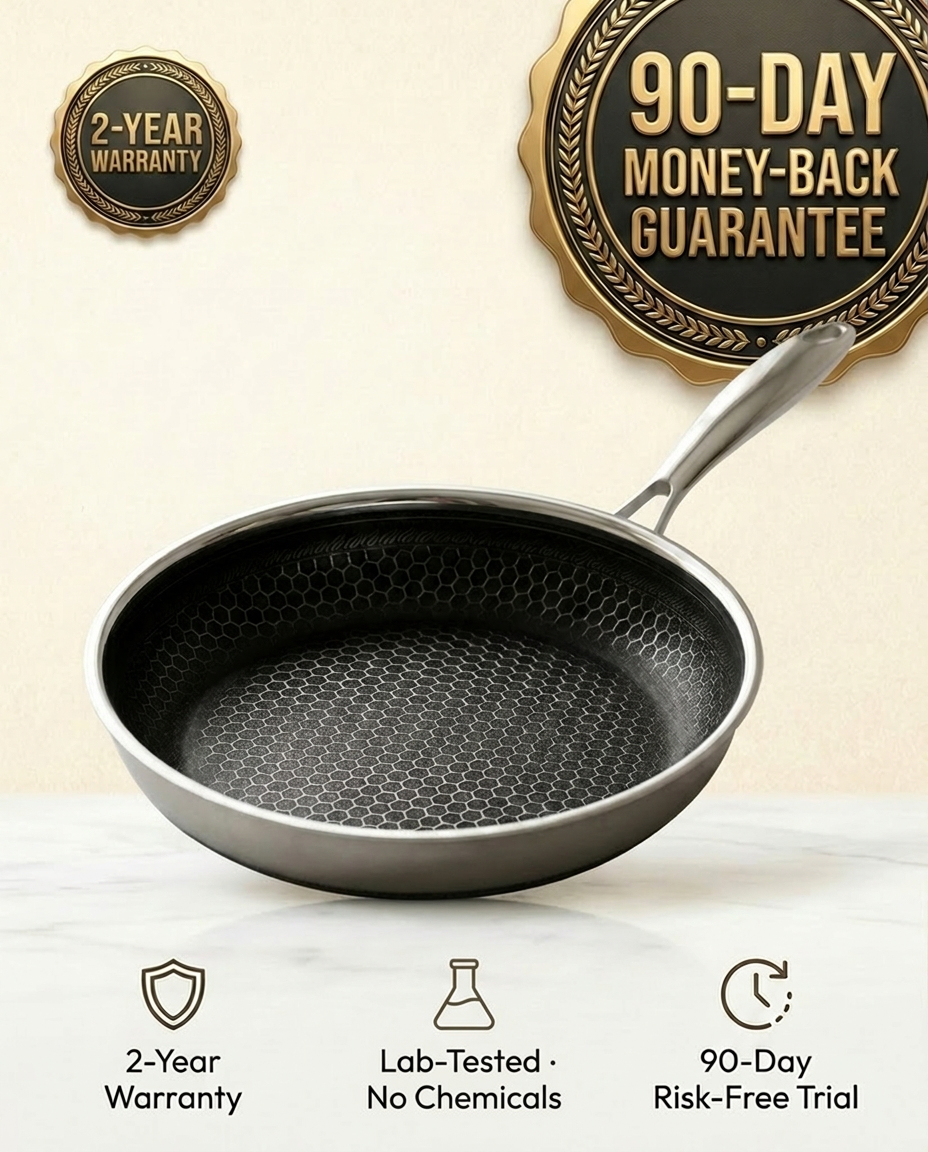 90-Day Money-Back Guarantee + 2-Year Warranty, Lab-Tested No Chemicals