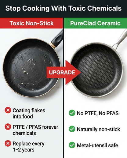Toxic non-stick vs PureClad Ceramic