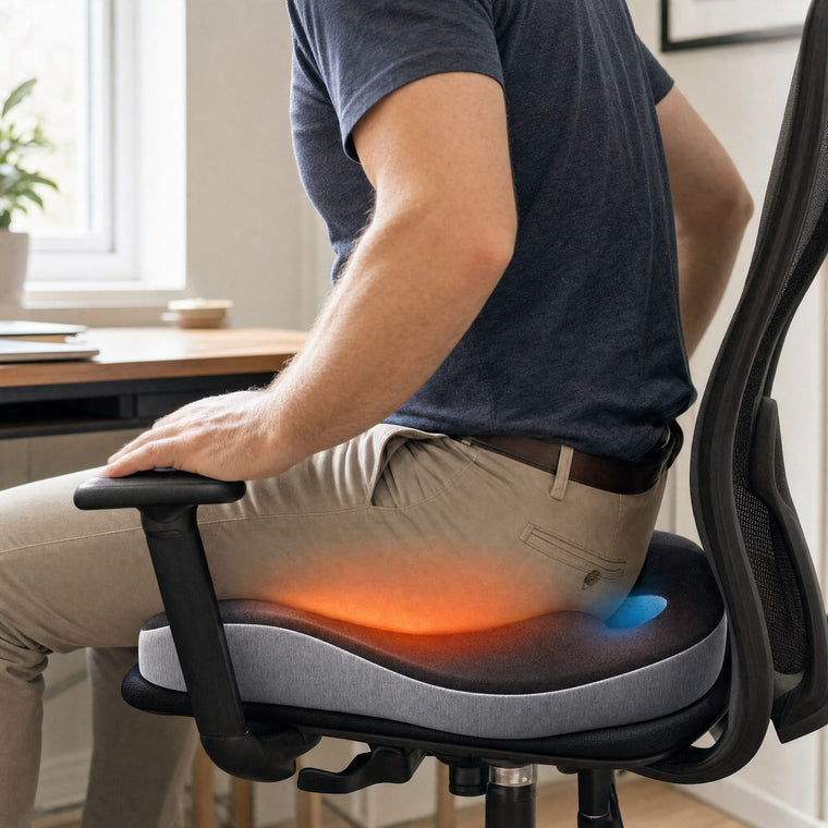 1. It Is Not Just Your Chair. A Flat Seat Drops Your Weight Onto Your Tailbone.
