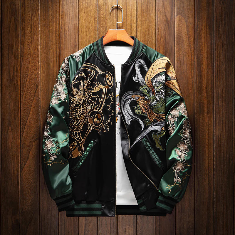 Yeti's Mountain Expedition Sukajan Bomber Jacket